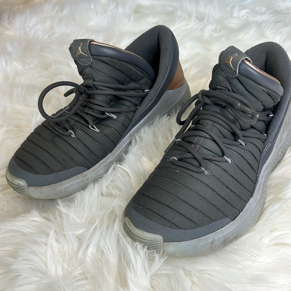 Kid’s Gray Jordans